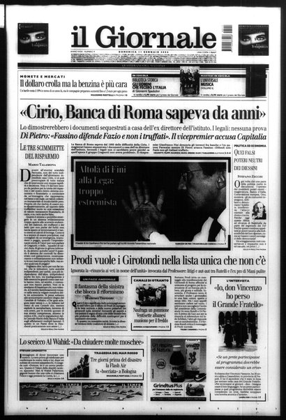 Il giornale : quotidiano del mattino